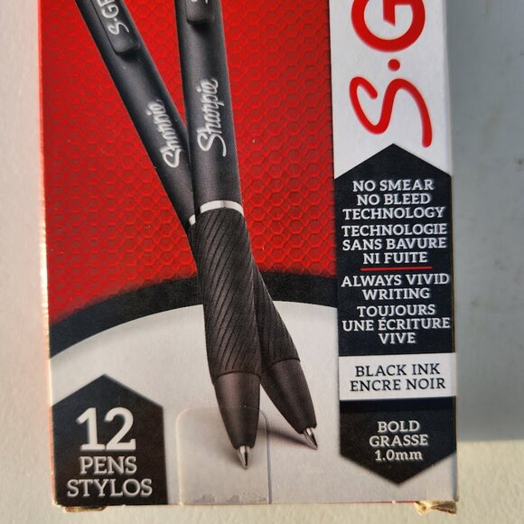 NEW 12 Pack Sharpie S-Gel Gel Pens Drawing Writing Ink Journaling Coloring Art S - Picture 3 of 6